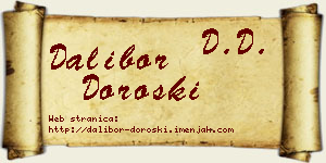 Dalibor Doroški vizit kartica